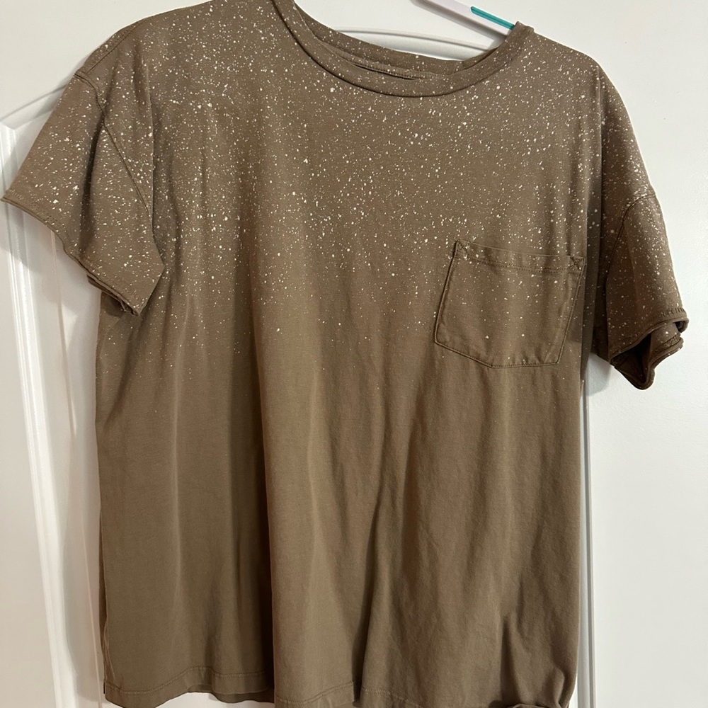 Brown Speckled T-Shirt